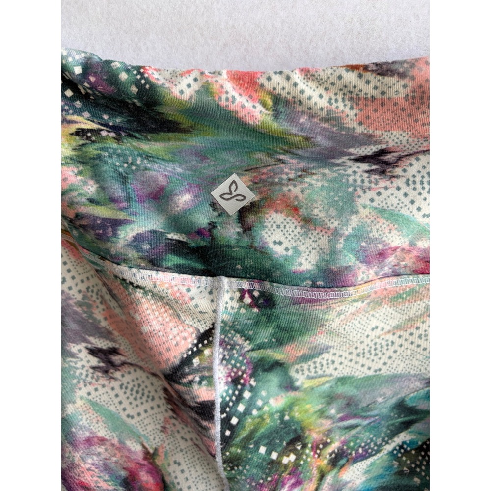 Prana Womens Yoga Leggings Small Multicolor Abstract Geometric Print‎ Activewear - Picture 6 of 7